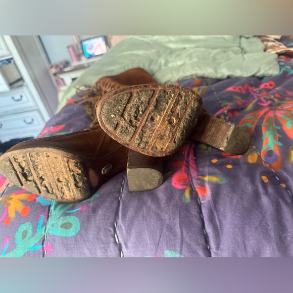 Frye Women’s Parker Brown Lace-Up Knee-High Moc Boots - Picture 14 of 16